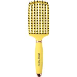 SISTER YOUNG - OVIA LEMON BV - Szczotka do Włosów z Naturalnego Włosia Dzika z Wentylacją, Żółta