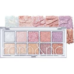 rom&nd - Better Than Palette 00 Light & Glitter Garden, 6 g - paleta 10 brokatowych cieni do powiek w odcieniach pastelowych