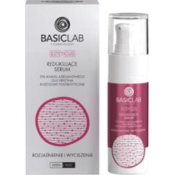 BASICLAB - Redukujące serum 15% kwasu azelainowego, Glicyryzyna, Egzosomy postbiotyczne, Rozjaśnienie i Wyciszenie, 30ml