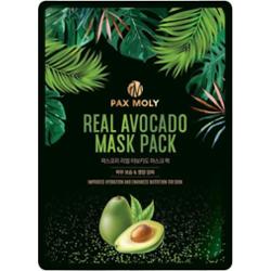 PAX MOLY - Maska w płachcie nawilżająco-odżywcza z ekstraktem z awokado, 25ml
