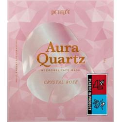 Petitfee - Aura Quartz Hydrogel Face Mask Crystal Rose, 30 g - rozświetlająca maska hydrożelowa