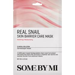 Some By Mi Clinical Solution Snail Skin Barrier Care Mask maska wzmacniająca w płacie regenerująca i odnawiająca skórę 20 g