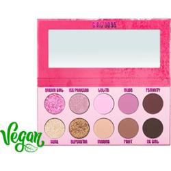 MIYO - Girl Boss Eyeshadow Palette, 13g - paleta 10 cieni do powiek w odcieniach różu i brązu