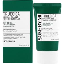 SOME BY MI - Truecica Mineral Calming Tone-Up Suncream SPF50+ PA++++ - krem z filtrem typu tone-up
