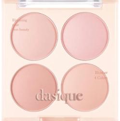 Dasique - Blending Mood Cheek #09 Almond Vanilla, 16.8g - paleta neutralnych róży do policzków w odcieniach beżowo-brzoskwiniowych