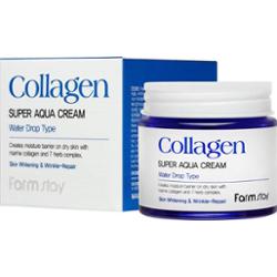 FARMSTAY - COLLAGEN Super Aqua Cream, 80ml - nawilżający krem do twarzy Water Drop