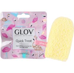 GLOV - Quick Treat Baby Banana, 1 szt - mała rękawiczka do korekt makijażu, żółta