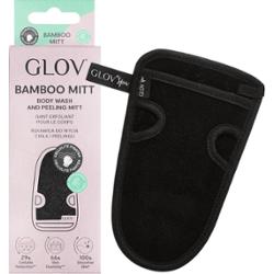 GLOV - Bamboo Mitt Body Wash And Peeling Mitt Black, 1 szt - rękawica do mycia ciała i peelingu, czarna