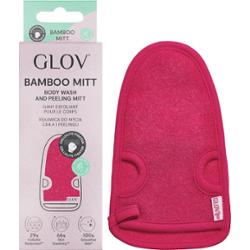 GLOV - Bamboo Mitt Body Wash And Peeling Mitt Pink, 1 szt - rękawica do mycia ciała i peelingu, różowa