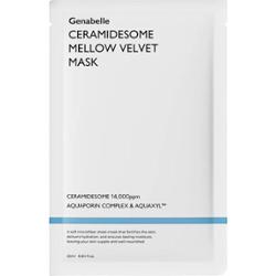 Genabelle - Ceramidesome Mellow Velvet Mask, 25 ml - nawilżająca maska do twarzy w płachcie