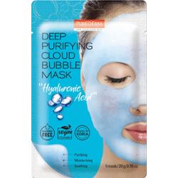 PUREDERM - Koreańska, wegańska maseczka bąbelkująca na twarz z kwasem hialuronowym, 20g