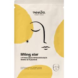 RESIBO - LIFTING STAR liftingująco-wygładzająca maska do twarzy w płachcie, 1 szt
