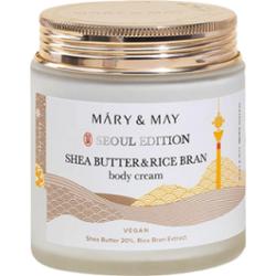 MaryMay - Seoul Edition Vegan Shea Butter Rice Bran Body Cream, 250 ml - odżywczy krem do ciała