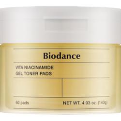 BIODANCE - Vita Niacinamide Gel Toner Pad, 60 szt - rozjaśniające płatki tonizujące do twarzy