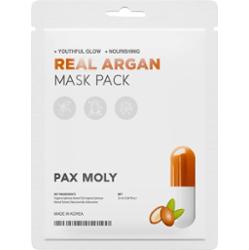 PAX MOLY - Real Argan Mask Pack, 25 ml - odżywczo-ujędrniająca maska do twarzy w płachcie