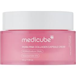 Medicube - PDRN Pink Collagen Capsule Cream, 55 g - kapsułkowy krem do twarzy z PDRN