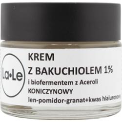 La-Le - Krem z bakuchiolem 1% i biofermentem z aceroli- koniczynowy, 50ml