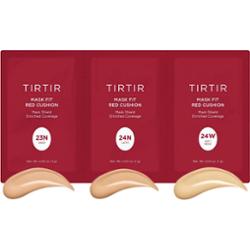 TIRTIR - Mask Fit Red Cushion 3 Shade Trial Kit (23N, 24N, 24W), 3x1g - zestaw próbek podkładu cushion dla średnich karnacji