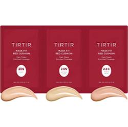 TIRTIR - Mask Fit Red Cushion 3 Shade Trial Kit (21N, 21W, 22C), 3x1g - zestaw próbek podkładu cushion dla jasnych do średnich karnacji