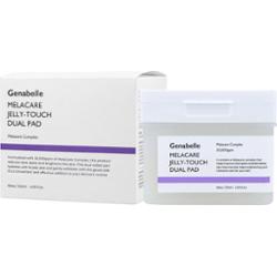 Genabelle - Melacare Jelly-Touch Dual Pad, 60 szt - rozjaśniająco-nawilżające płatki do twarzy
