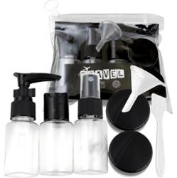 ECARLA - Zestaw pojemniczków i akcesoriów podróżnych 7 w 1