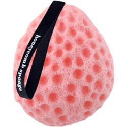 ECARLA - Gąbka do mycia ciała na mokro typu plaster miodu w kolorze różowym, 1 szt