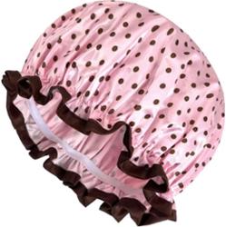 ECARLA - Wodoodporny czepek ochronny na włosy Kropki