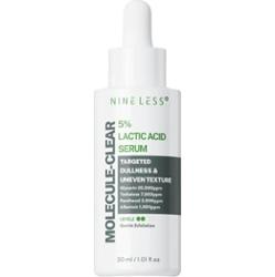 NINE LESS - Molecule-Clear 5% Lactic Acid Serum, 30 ml - delikatne serum złuszczające do twarzy