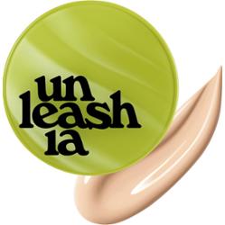 UNLEASHIA - Satin Wear Healthy-Green Cushion 18N Butter Vanilla SPF30 PA++, 15 g - satynowy podkład w formie cushion
