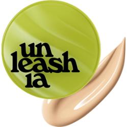 UNLEASHIA - Satin Wear Healthy-Green Cushion 20N Apricot SPF30 PA++, 15 g - satynowy podkład w formie cushion