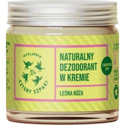 CZTERY SZPAKI - Leśna Róża Naturalny dezodorant w kremie z dodatkiem sody oczyszczonej, 60 ml