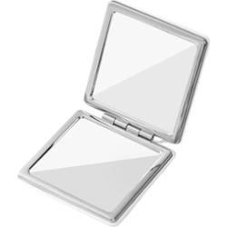 ECARLA - Metalowe, składane lusterko kosmetyczne w kolorze białym, 1 szt