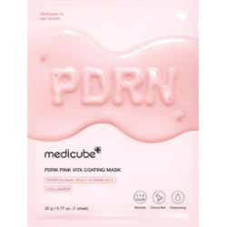 Medicube - PDRN Pink Vita Coating Mask, 22 g - regenerująca maska do twarzy w płachcie