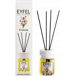 EYFEL - Reed Diffuser Crocus, 120 ml - odświeżacz powietrza w formie patyczków o zapachu krokusa