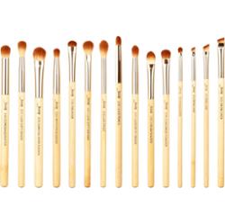 Jessup - Bamboo Eyes Brushes Set, 15 szt - zestaw pędzli do makijażu oczu