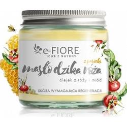e-FIORE Masło do ciała 100% Naturalne Dzika Róża 120ml