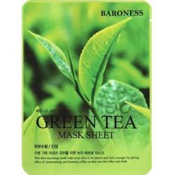 BARONESS - Maska w płachcie z ekstraktem z zielonej herbaty, 21g