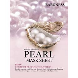 BARONESS - Maska w płachcie z ekstraktem z pereł, 21g