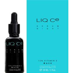 LIQ Ce - Serum Night 15% Vitamin E MASK, Dwufazowe serum regenerująco-odżywcze na noc, 30ml