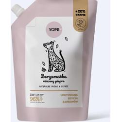 Refill naturalnego mydła w płynie Bergamotka & różowy pieprz