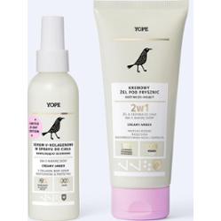 Zestaw Creamy amber- żel pod prysznic i serum w sprayu do ciała