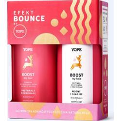 Zestaw naturalnych kosmetyków do włosów BOOST - szampon i odżywka