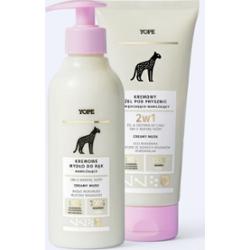 Zestaw Creamy musk - mydło i żel pod prysznic