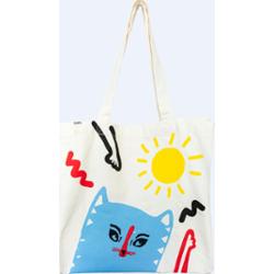 Torba z kotem biała YOPE