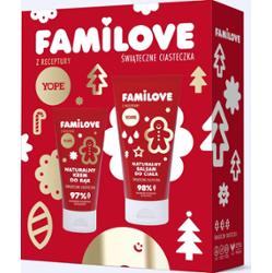 Zestaw Familove Świąteczne Ciasteczka - krem do rąk i balsam do ciała