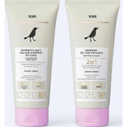 Zestaw Creamy amber - żel pod prysznic + balsam do ciała