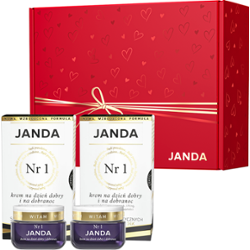 Zestaw Duopack Krem Nr 1 z Czystym Złotem x 2 w pudełku prezentowym