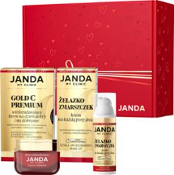 Zestaw Gold C Krem wielozadaniowy+Żelazko zmarszczek w pudełku prezentowym