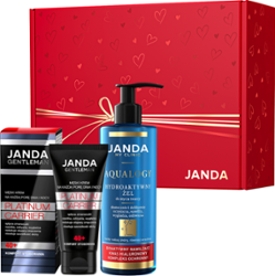 Zestaw Gentleman Męski krem 40+ Hydroaktywny żel do mycia twarzy w pudełku prezentowym