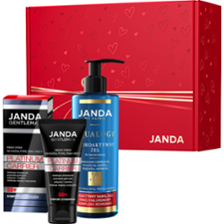 Zestaw Gentleman Męski krem 50+ Hydroaktywny żel do mycia twarzy w pudełku prezentowym